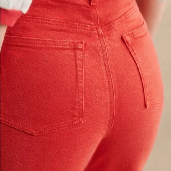 Sézane Red Le Crop Denim, 6 - Picture 2 of 6